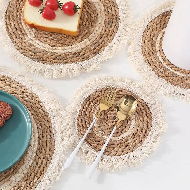Boho Woven Decorative Placemat / Tray – 38 cm
