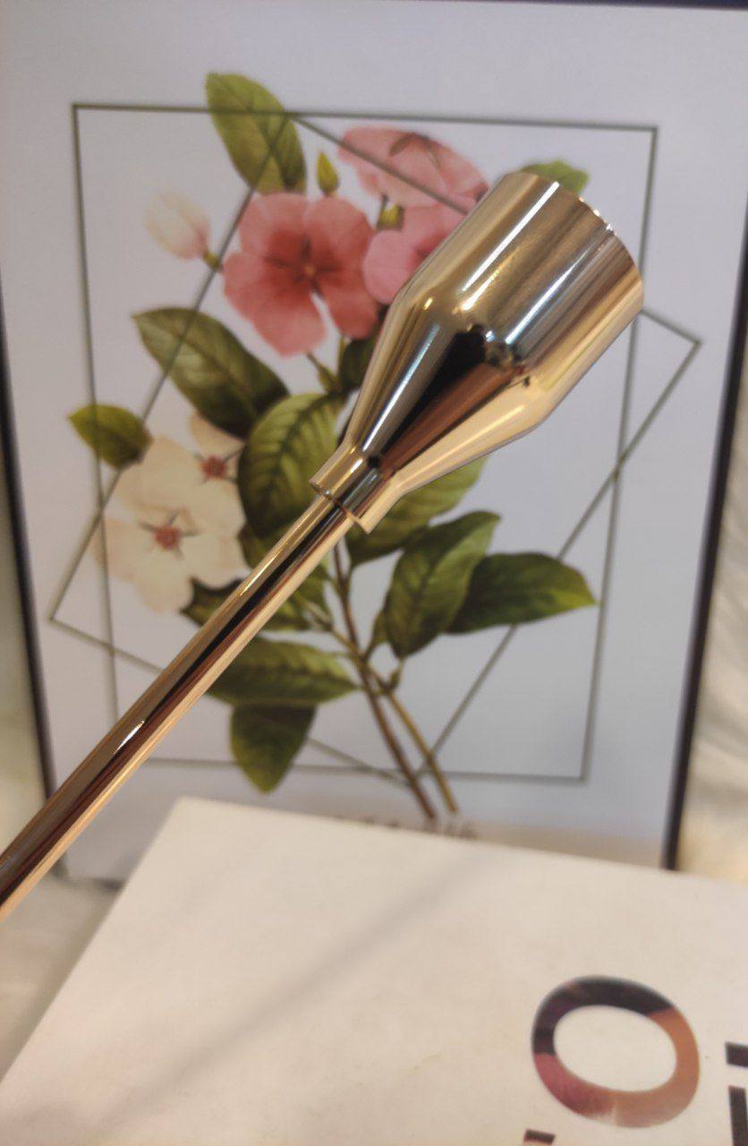 Luxury Simple Gold Candle Holder Set β 3 Pieces (34/29/24 cm)