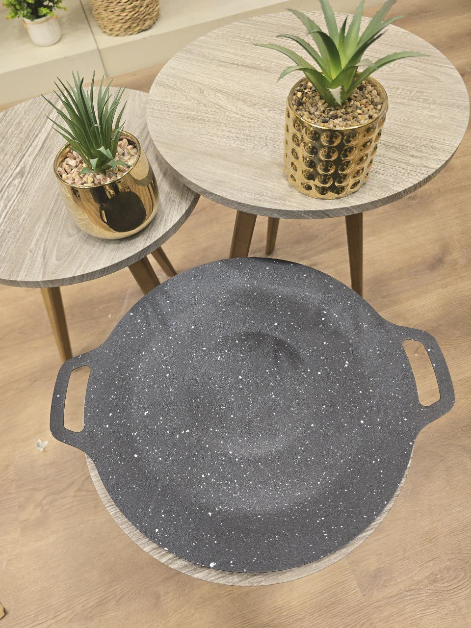 Flat Granite Grill Pan – 33 cm