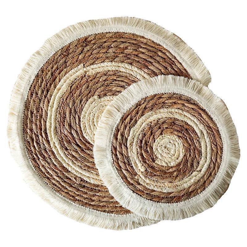 Boho Woven Decorative Placemat / Tray – 38 cm
