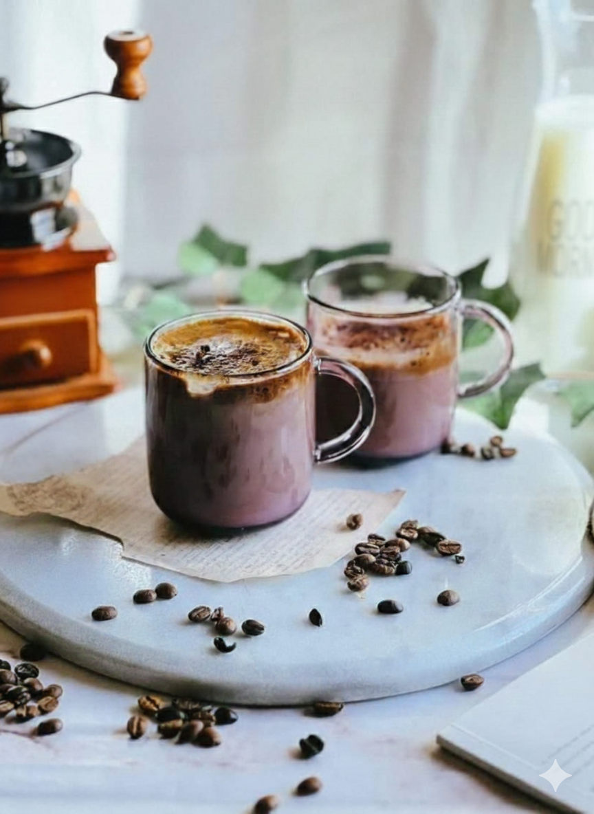 Iconice Turkish Glass Mug Set – 6 Pieces