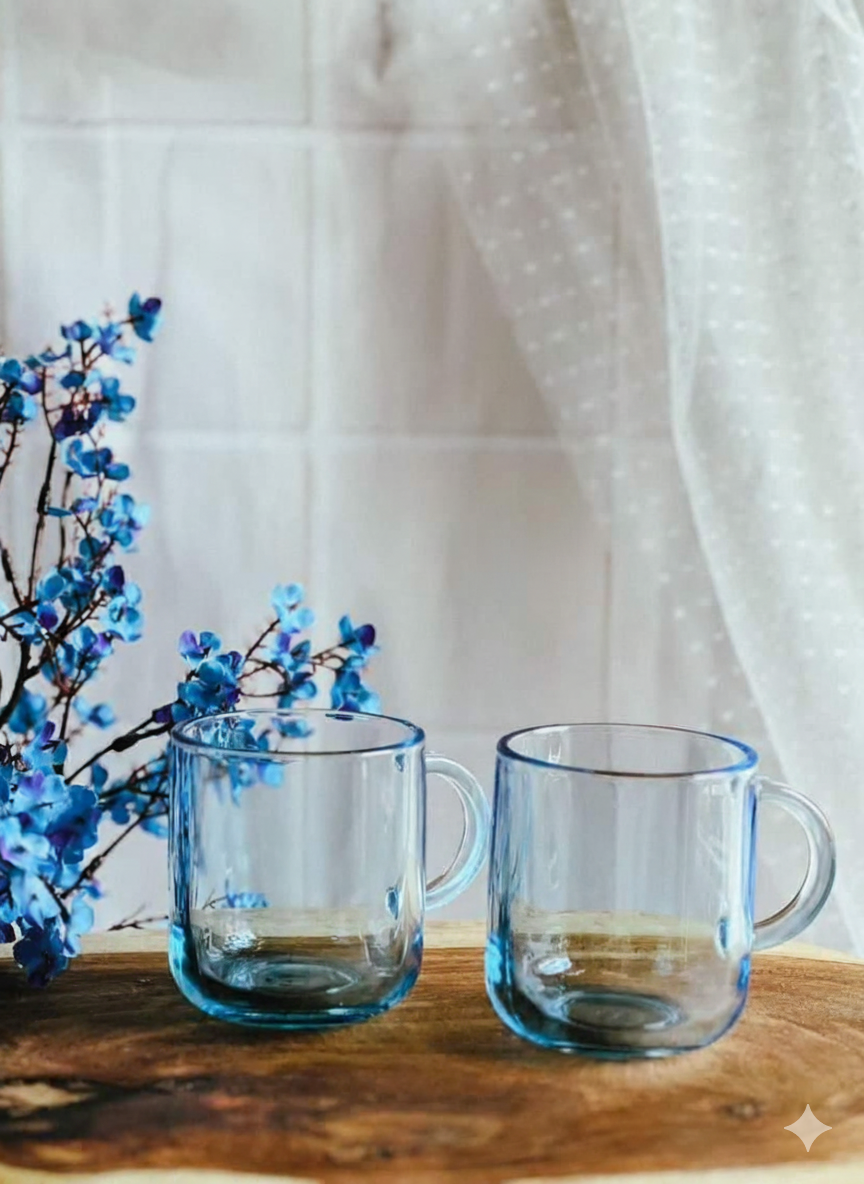 Iconice Turkish Glass Mug Set – 6 Pieces