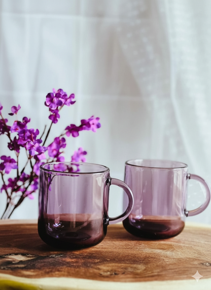 Iconice Turkish Glass Mug Set – 6 Pieces