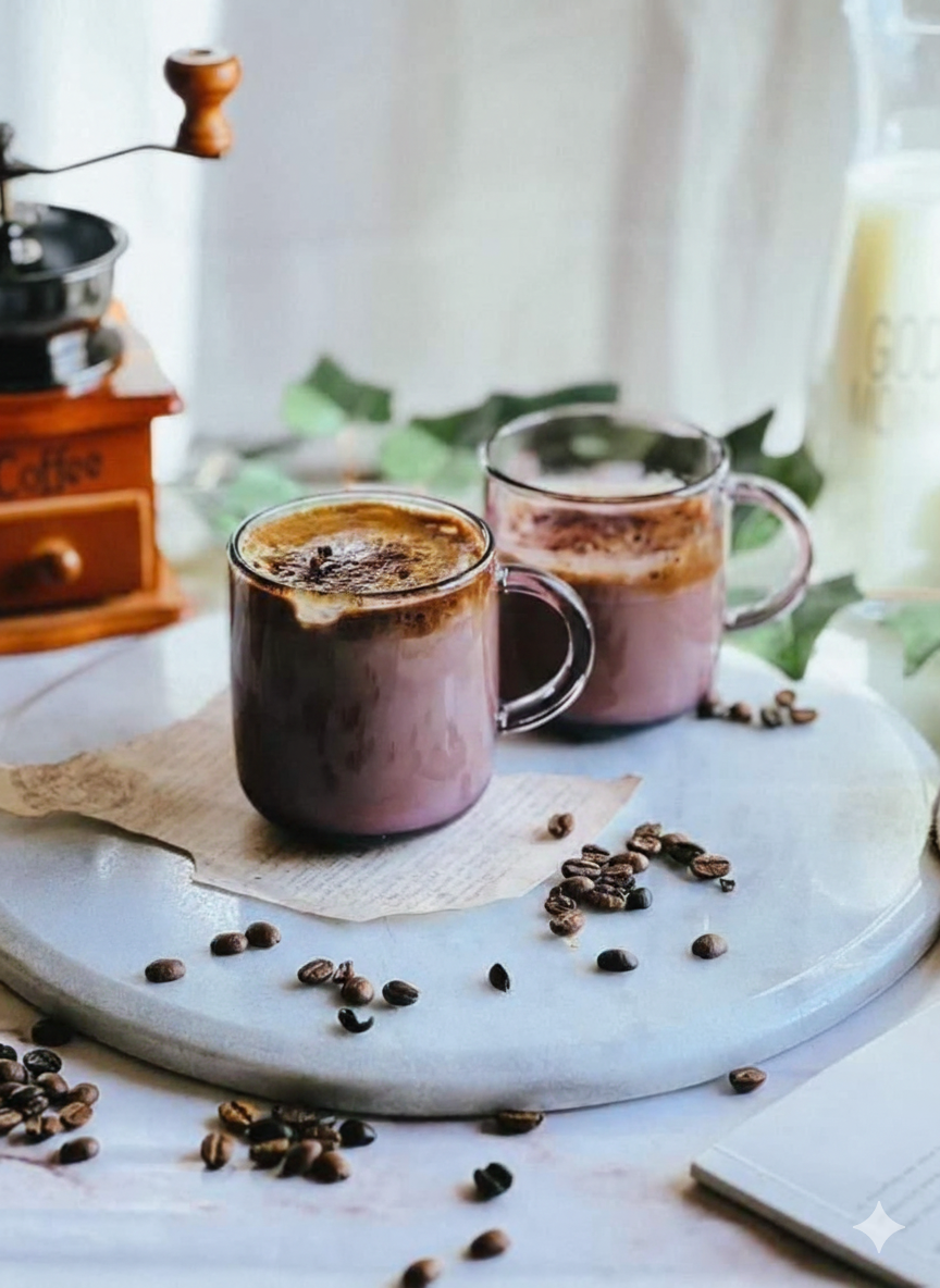 Iconice Turkish Glass Mug Set – 6 Pieces