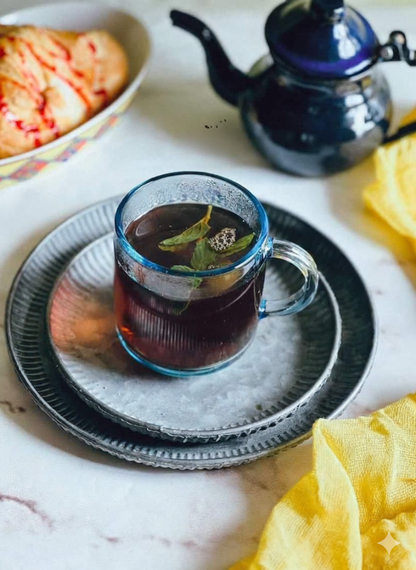 Iconice Turkish Glass Mug Set – 6 Pieces