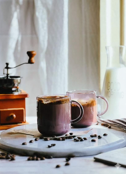 Iconice Turkish Glass Mug Set – 6 Pieces