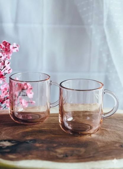 Iconice Turkish Glass Mug Set – 6 Pieces