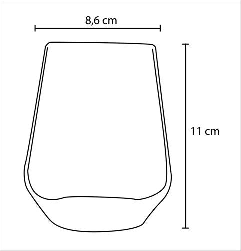 Pasabahce Glass Cups Set – 6 Pieces (425 ml)