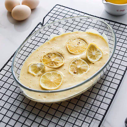 Oval Oven Casserole Set – 3 Pieces in Borosilicate Glass