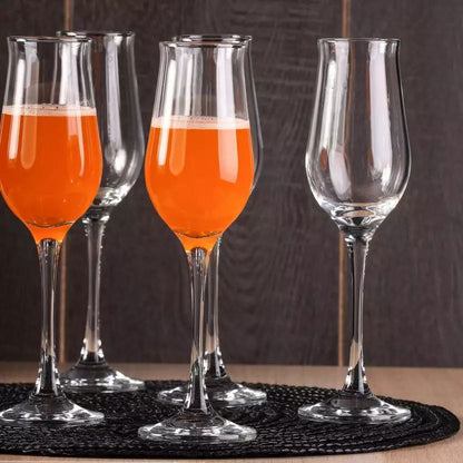 Wavy Frosted Glassware Set – 6 Pieces