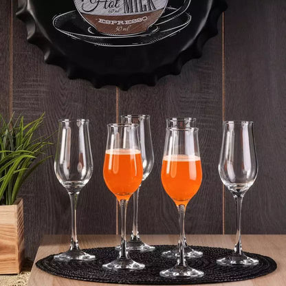 Wavy Frosted Glassware Set – 6 Pieces