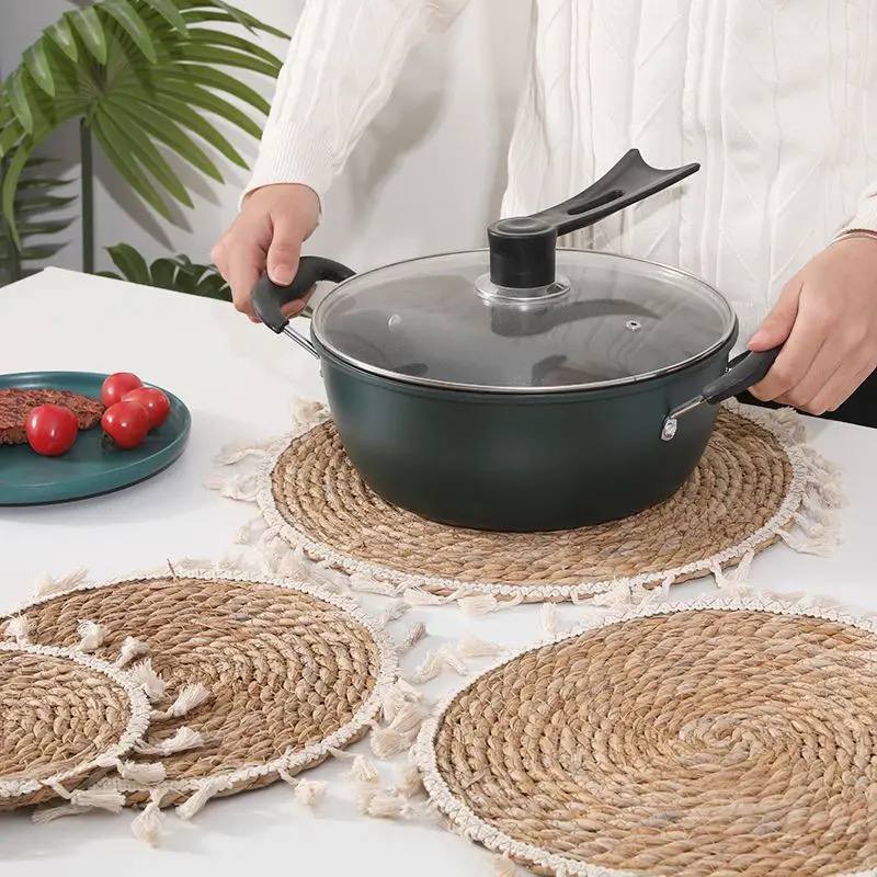 Boho Woven Decorative Placemat / Tray – 38 cm