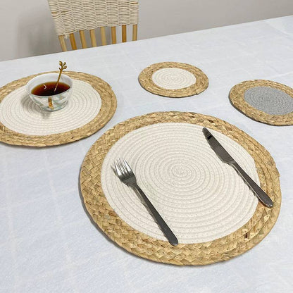 Boho Woven Decorative Placemat / Tray – 38 cm