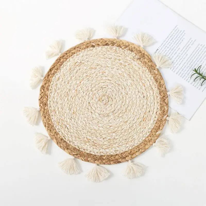 Boho Woven Decorative Placemat / Tray – 38 cm