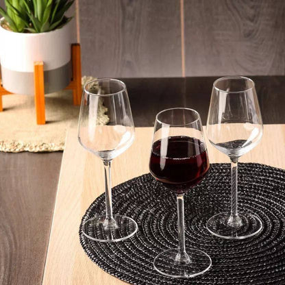 Elegant Daphne Glass Cup Set – 6 Pieces (250 ml)