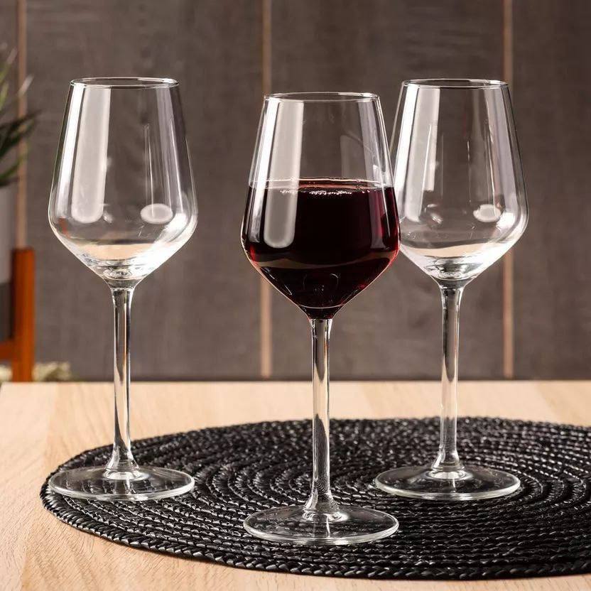 Elegant Daphne Glass Cup Set – 6 Pieces (250 ml)