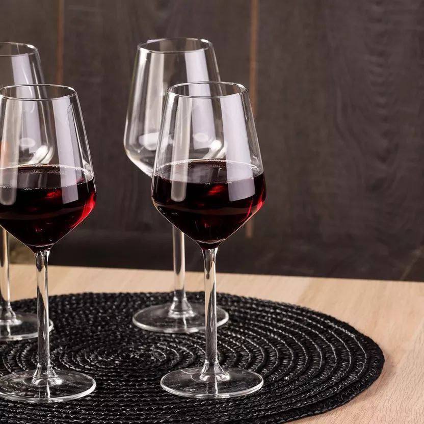 Elegant Daphne Glass Cup Set – 6 Pieces (250 ml)