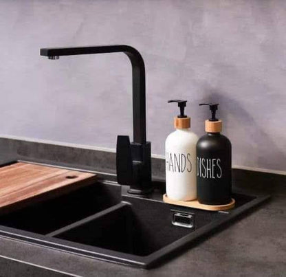 Glass Dispenser & Shower Set – 3 Pieces