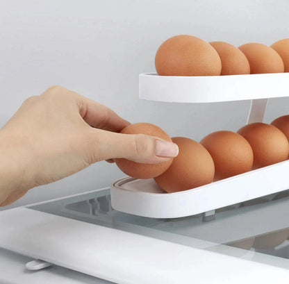 2-Tier Egg Organizer for Refrigerator