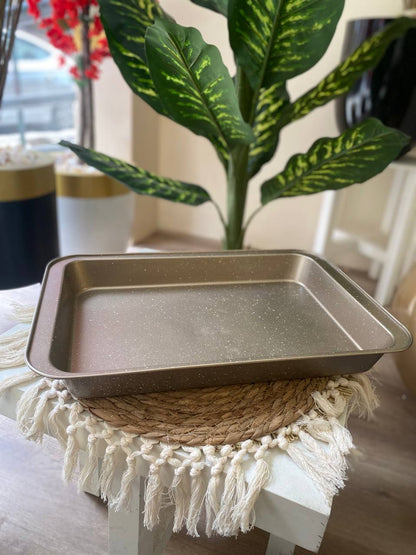 Premium Non-Stick Granite Baking Set – 3 Pieces