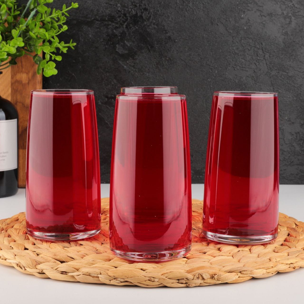 Luxury Turkish Glass Cup Set – 4 Pieces