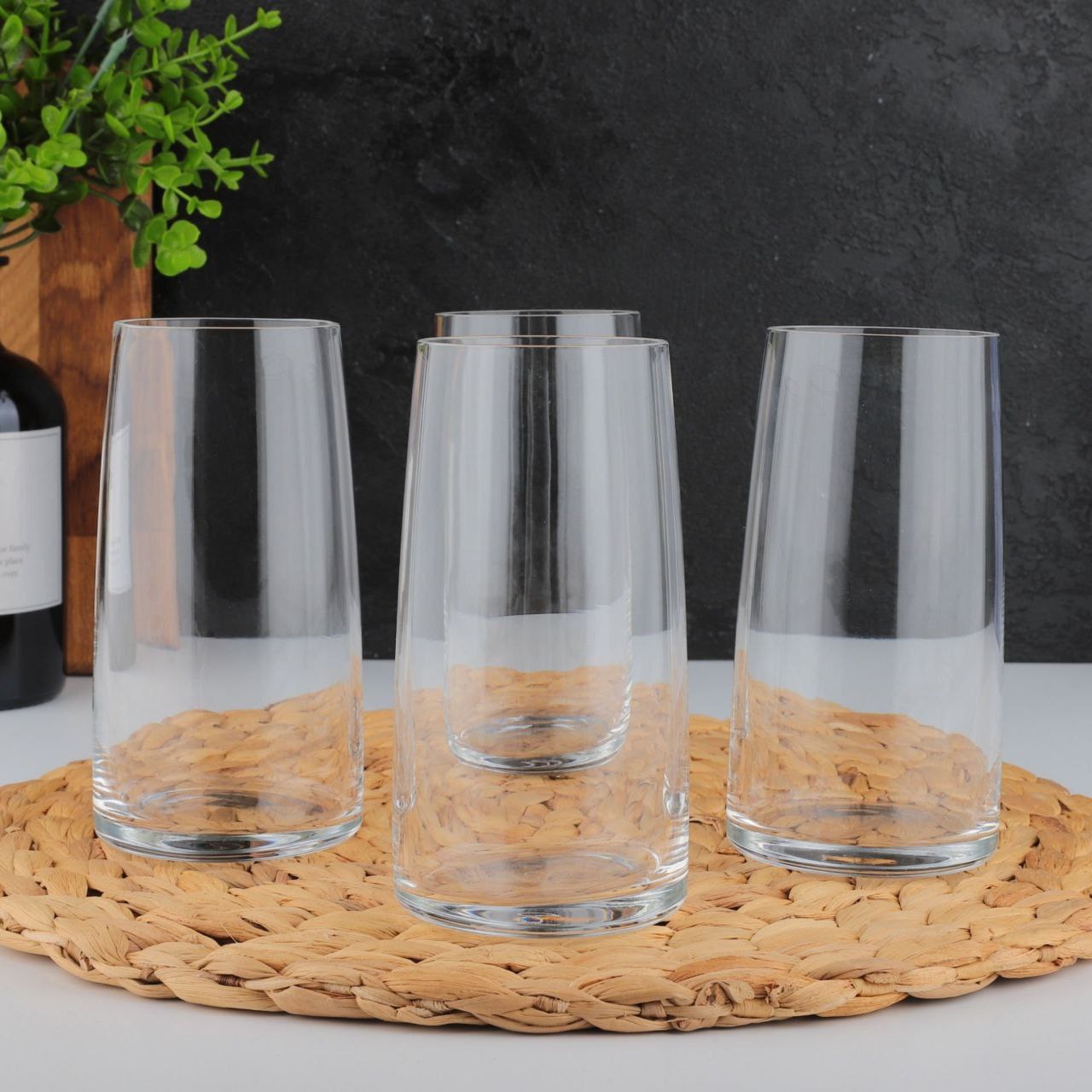 Luxury Turkish Glass Cup Set – 4 Pieces