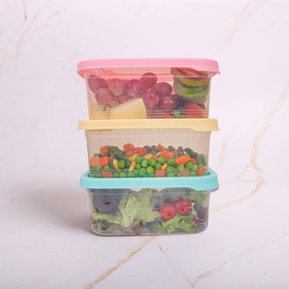 Elegant 3-Piece 1-Litre Refrigerator Storage Set – Simple Life