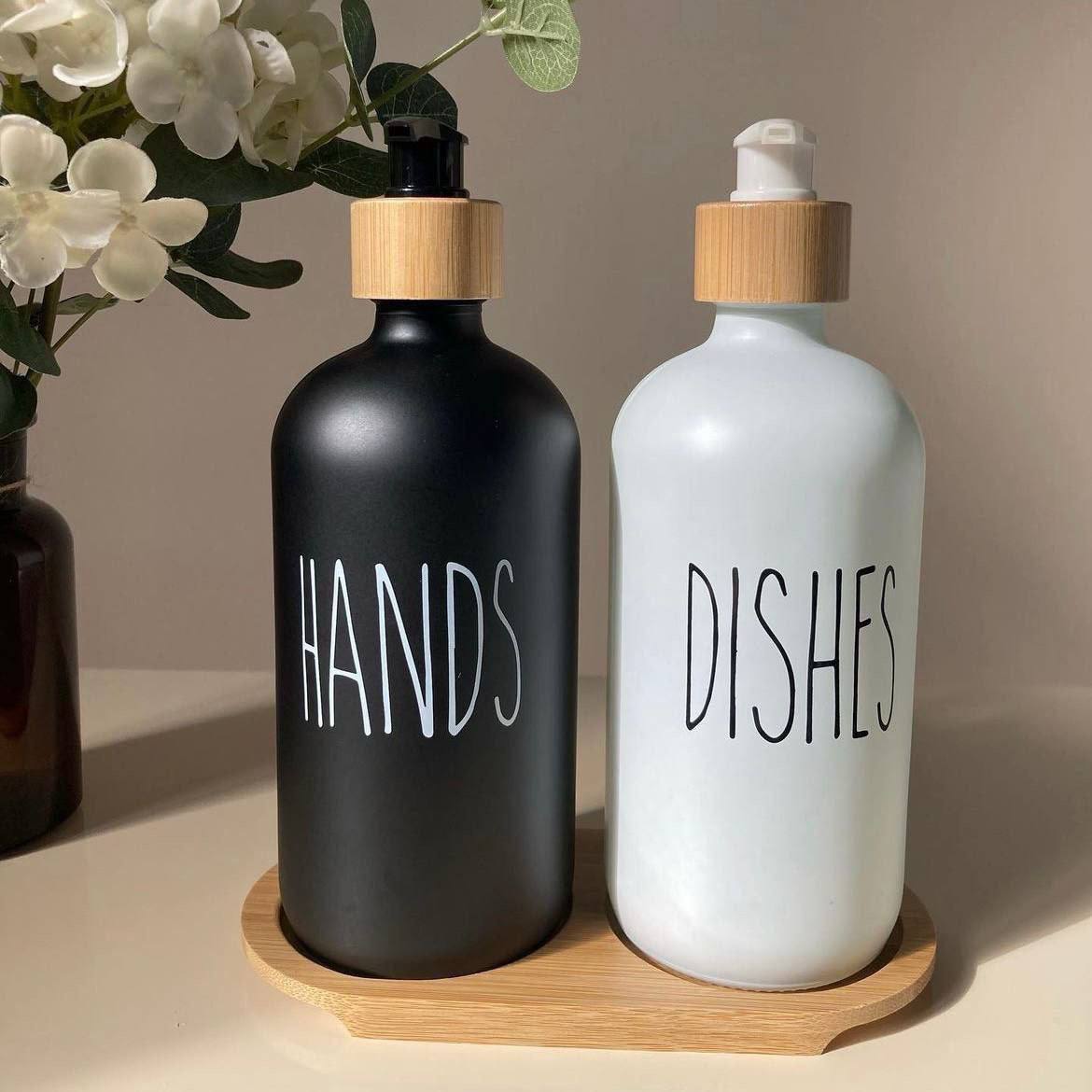 Glass Dispenser & Shower Set – 3 Pieces