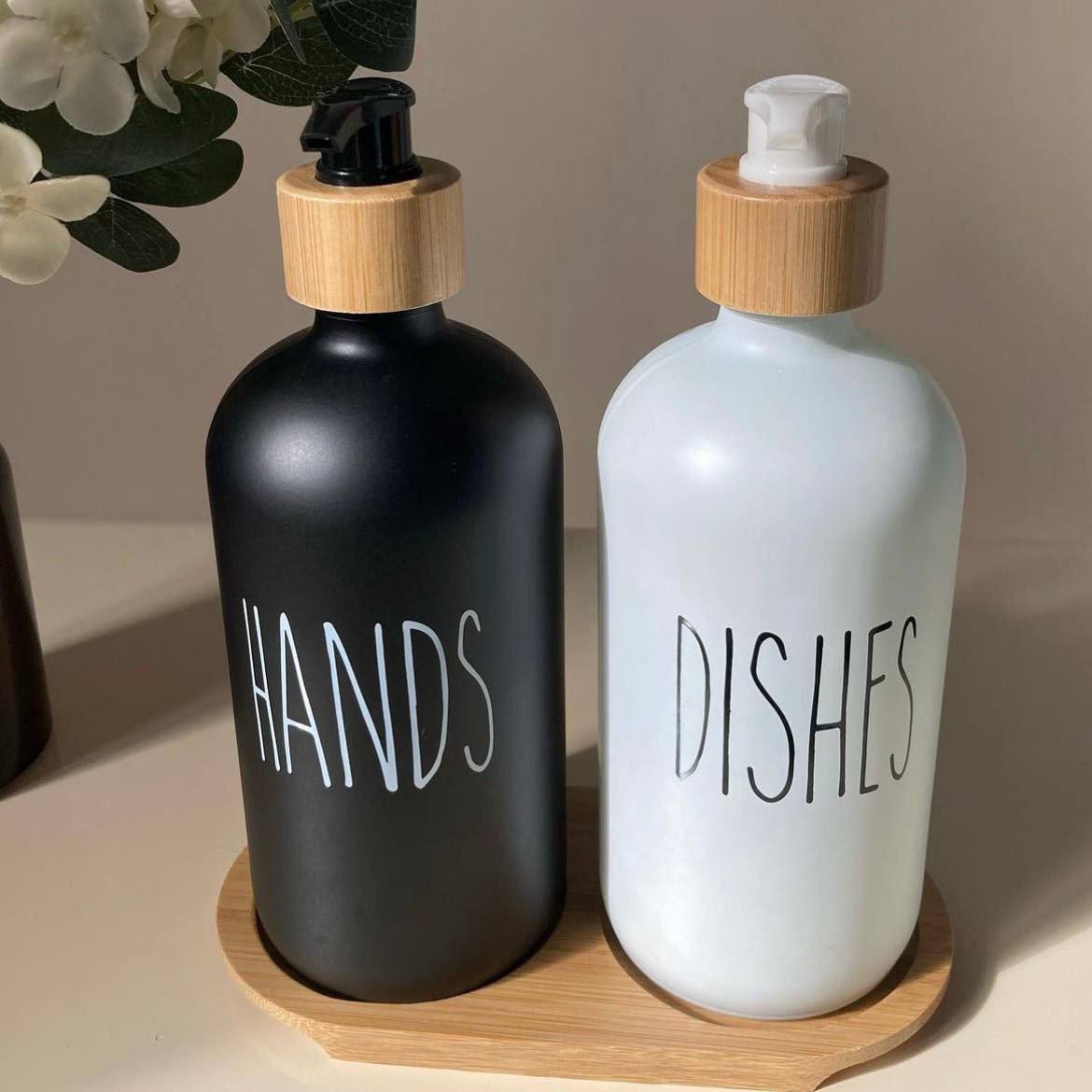 Glass Dispenser & Shower Set – 3 Pieces