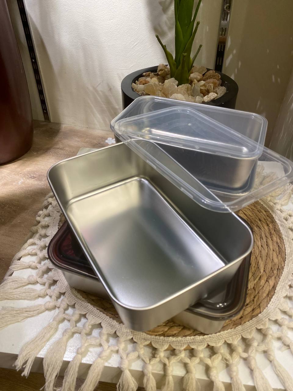 Premium Stainless Steel Food Storage Set with Silicone Lids – 4 Pieces