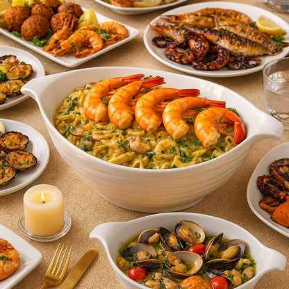 Oval Casserole Set – 2 Pieces