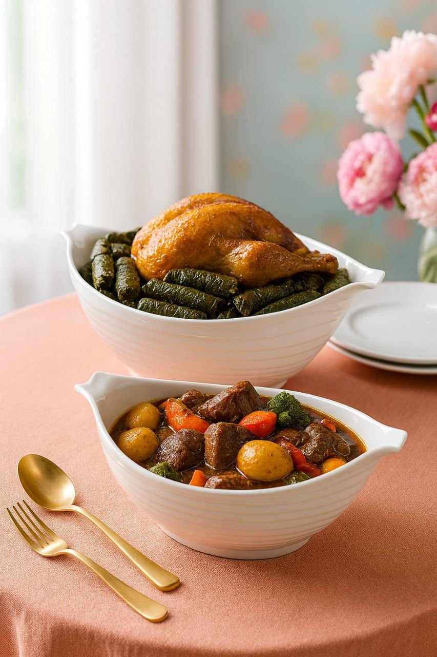 Oval Casserole Set – 2 Pieces