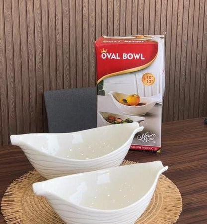 Oval Casserole Set – 2 Pieces