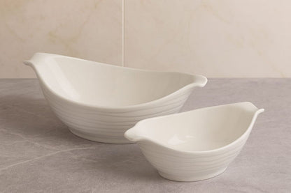 Oval Casserole Set – 2 Pieces