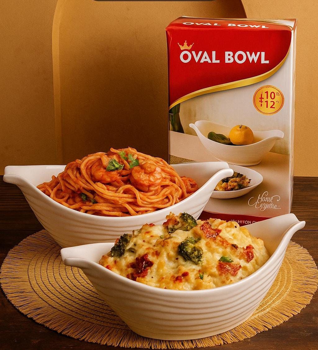 Oval Casserole Set – 2 Pieces