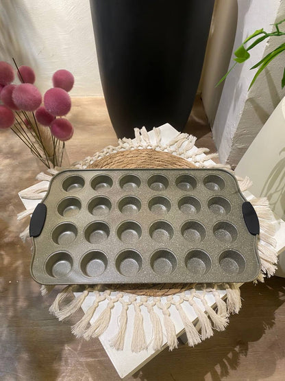 Luxury Granite Cookware Set with Heat-Resistant Silicone Handles – 10 Pieces