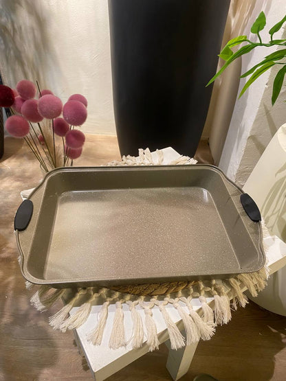 Luxury Granite Cookware Set with Heat-Resistant Silicone Handles – 10 Pieces