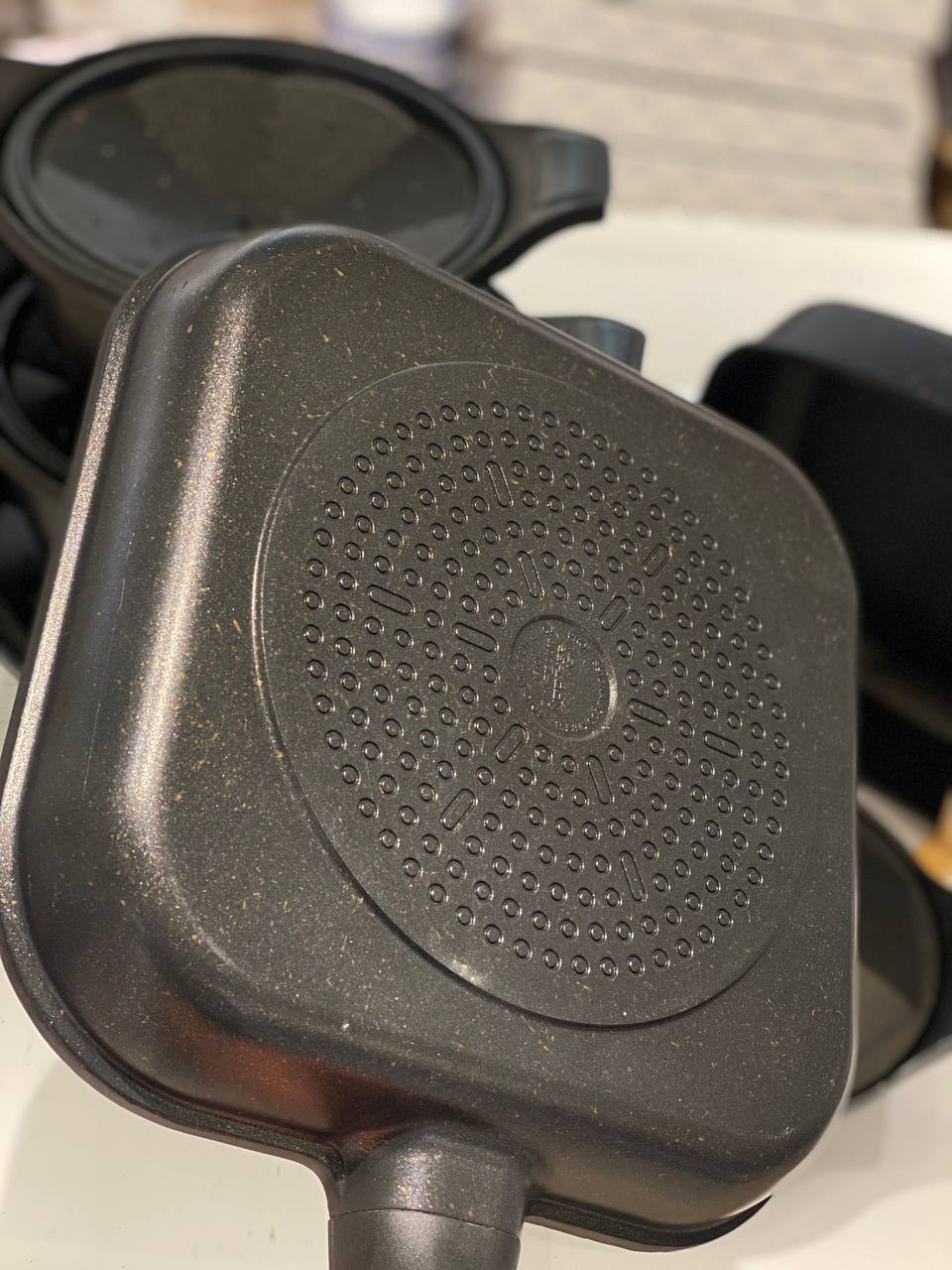 New Saflon Premium Granite Cookware Set – 10 Pieces