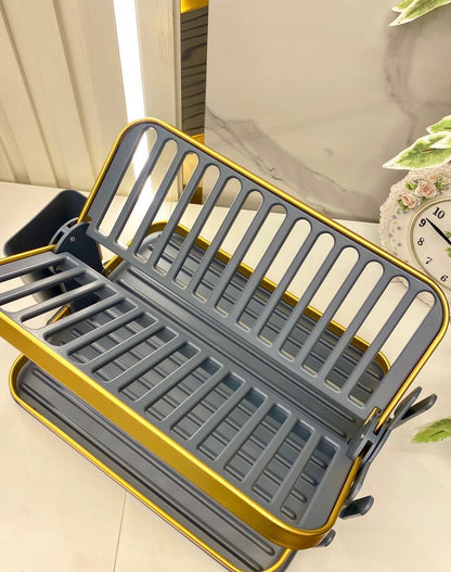 Premium Aluminum Dish Drying Rack – Large Size