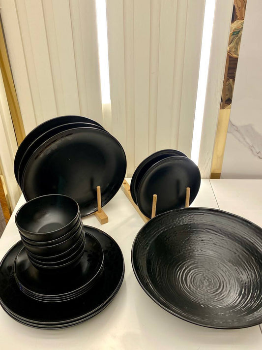 Premium Melamine Dinner Set – 19 Pieces