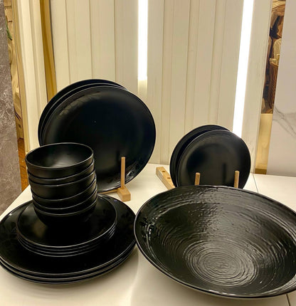 Premium Melamine Dinner Set – 19 Pieces