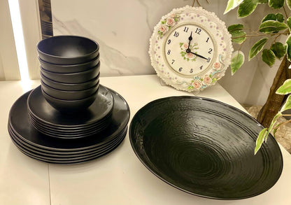 Premium Melamine Dinner Set – 19 Pieces