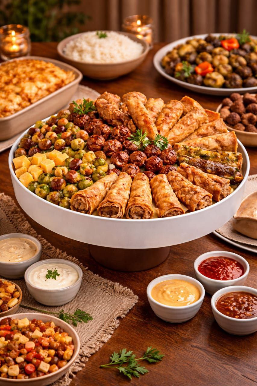 Luxury Stainless Steel Serving Dish – Elegant Design