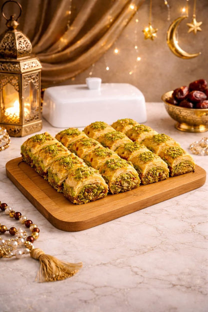 Natural Bamboo Serving Tray with Porcelain Lid