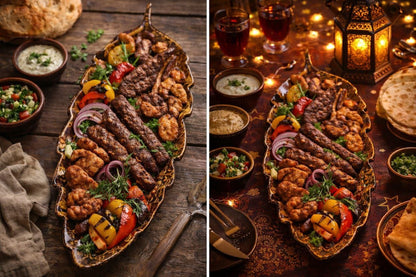 Leaf Design Porcelain Serving Plate