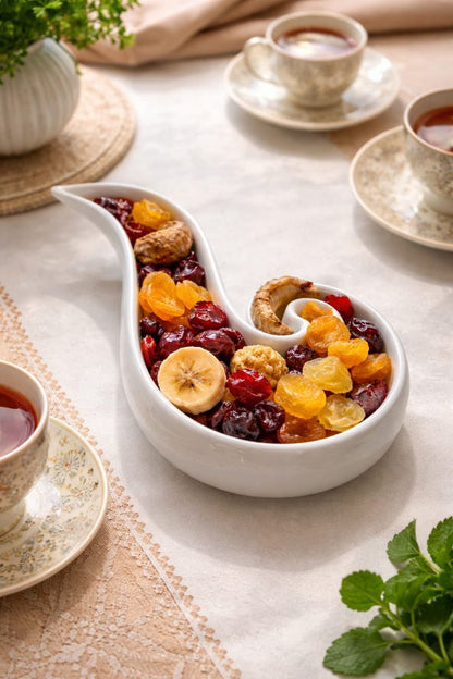 Spiral Porcelain Serving Plate – 20 cm. One of a kind design