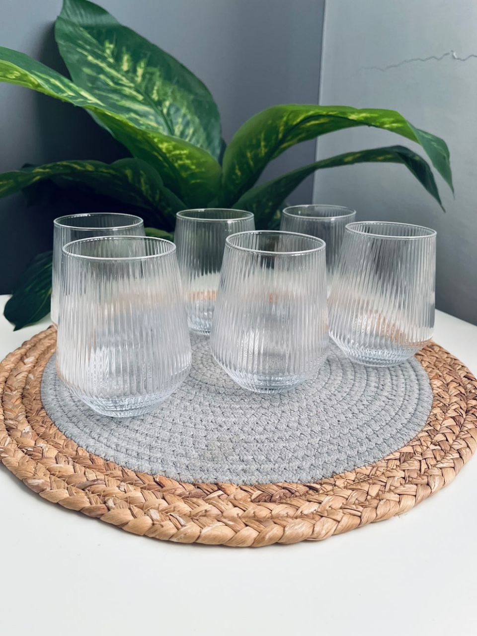 Pasabahce Glass Cups Set – 6 Pieces (425 ml)