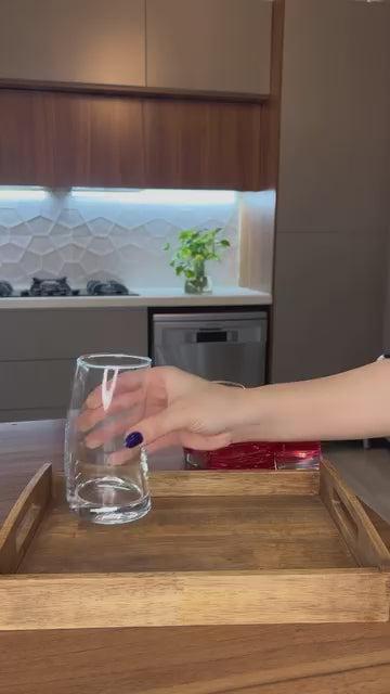 Pasabahce Penguin Glass Cups Set – 6 Pieces (390 ml)