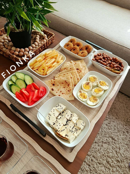 Elegant Wooden Serving Tray – Romantic Breakfast & Coffee Moment Design